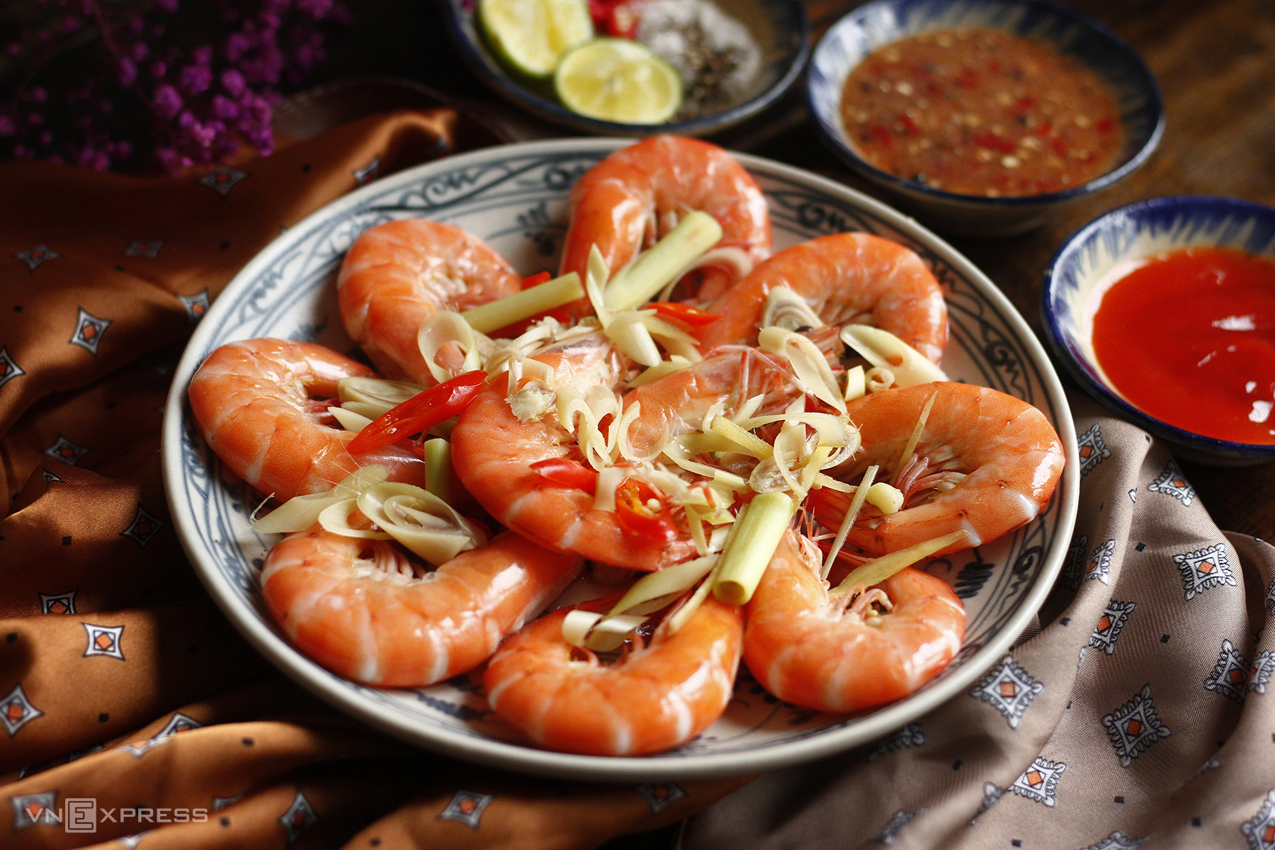Tôm Hấp Bia