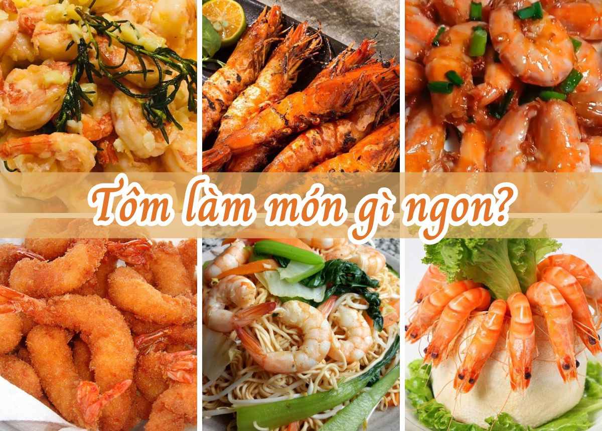 cách chế biến các món tôm