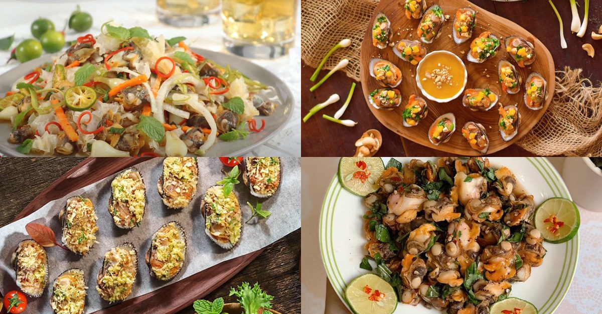 Các món sò ngon